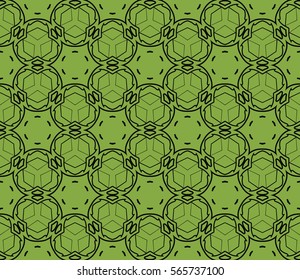 Decorative floral ornament. seamless pattern. vector illustration. for interior design, wallpaper, invitation