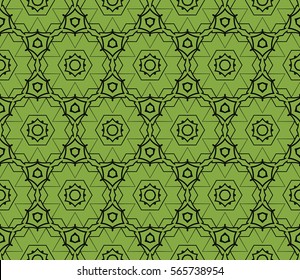Decorative floral ornament. seamless pattern. vector illustration. for interior design, wallpaper, invitation