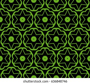 Decorative floral ornament. seamless pattern. vector illustration. for interior design, wallpaper, invitation