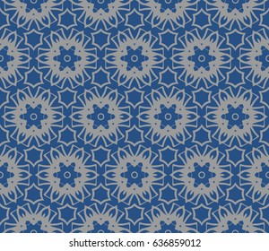 Decorative floral ornament. seamless pattern. vector illustration. for interior design, wallpaper, invitation
