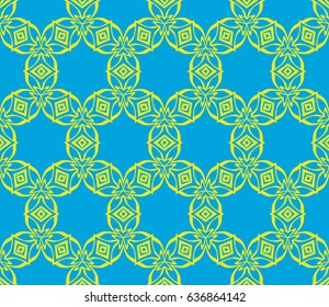 Decorative floral ornament. seamless pattern. vector illustration. for interior design, wallpaper, invitation