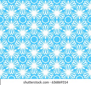 Decorative floral ornament. seamless pattern. vector illustration. for interior design, wallpaper, invitation