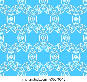 Decorative floral ornament. seamless pattern. vector illustration. for interior design, wallpaper, invitation