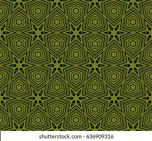 Decorative floral ornament. seamless pattern. vector illustration. for interior design, wallpaper, invitation