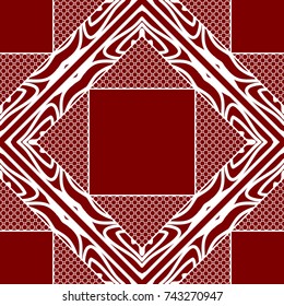 Decorative floral ornament. seamless pattern. vector illustration. for interior design, wallpaper, invitation