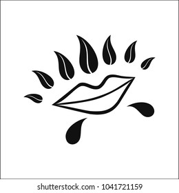 Decorative floral ornament. Vector illustration