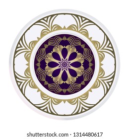 Decorative Floral Ornament. Vector Illustration. For Coloring Book, Greeting Card, Invitation, Tattoo. Anti-Stress Therapy Pattern.