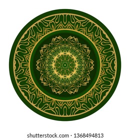 Decorative Floral Ornament. Vector Illustration. For Coloring Book, Greeting Card, Invitation, Tattoo. Anti-Stress Therapy Pattern