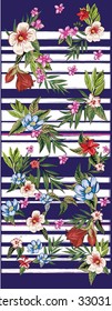 Decorative floral pattern