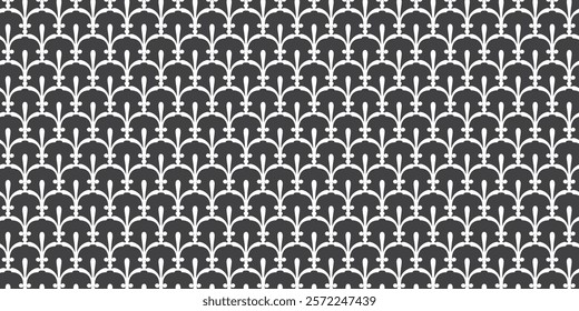 Decorative floral pattern for background and wallpaper