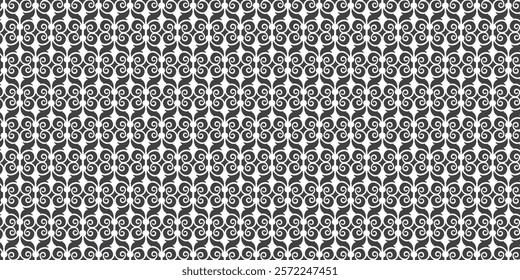 Decorative floral pattern for background and wallpaper