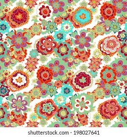 Decorative floral pattern,  Chinese style