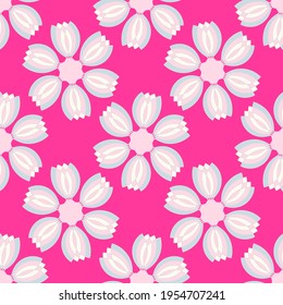 Decorative floral pattern. Seamless abstract vector illustration