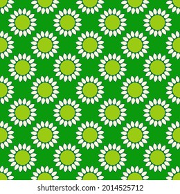 Decorative floral pattern. Seamless abstract vector illustration