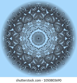 decorative floral pattern. vector illustration. for invitation, greeting card, wallpaper, design, print