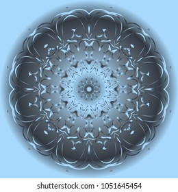 decorative floral pattern. vector illustration. for invitation, greeting card, wallpaper, design, print