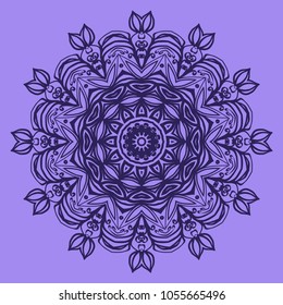 decorative floral pattern. vector illustration. for invitation, greeting card, wallpaper, design, print