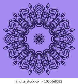 decorative floral pattern. vector illustration. for invitation, greeting card, wallpaper, design, print