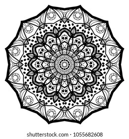 decorative floral pattern. vector illustration. for invitation, greeting card, wallpaper, design, print