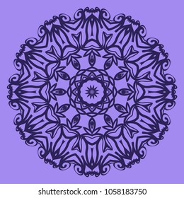 decorative floral pattern. vector illustration. for invitation, greeting card, wallpaper, design, print
