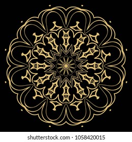 decorative floral pattern. vector illustration. for invitation, greeting card, wallpaper, design, print