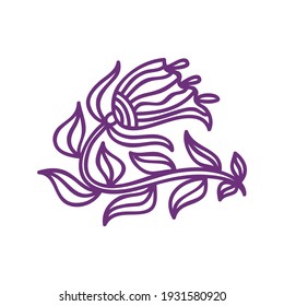 Patrón floral decorativo. Ilustración del vector