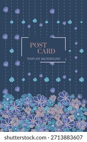 Fondo floral decorativo la