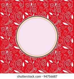 decorative floral romantic pattern background