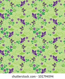 decorative floral seamless background