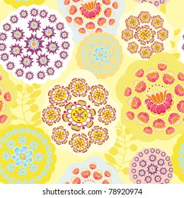 decorative floral seamless background