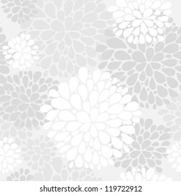 Decorative floral seamless pattern