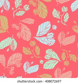 Decorative floral seamless pattern.