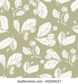 Decorative floral seamless pattern.