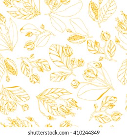 Decorative floral seamless pattern.