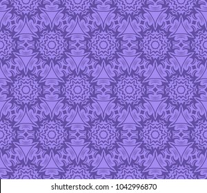 decorative floral seamless pattern. art deco vector illustration. for invitation, greeting card, wallpaper, interior