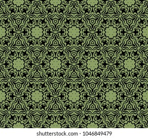 decorative floral seamless pattern. art deco vector illustration. for invitation, greeting card, wallpaper, interior