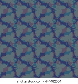 Decorative floral seamless pattern. Floral background. vector illustration, 