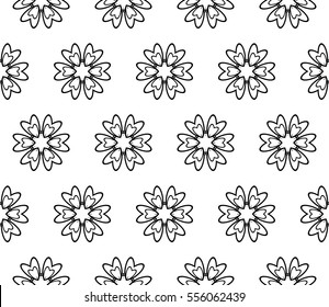 decorative floral seamless pattern background. Luxury texture for wallpaper, invitation. Vector illustration