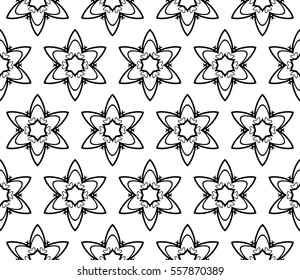 decorative floral seamless pattern background. Luxury texture for wallpaper, invitation. Vector illustration