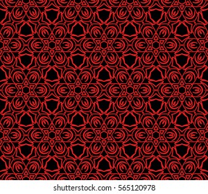 decorative floral seamless pattern background. Luxury texture for wallpaper, invitation. Vector illustration