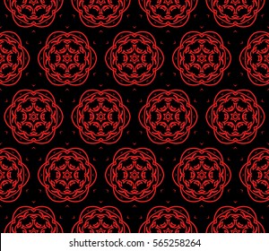 decorative floral seamless pattern background. Luxury texture for wallpaper, invitation. Vector illustration