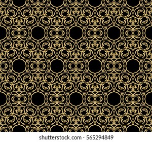 decorative floral seamless pattern background. Luxury texture for wallpaper, invitation. Vector illustration