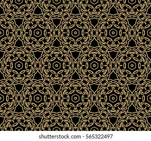decorative floral seamless pattern background. Luxury texture for wallpaper, invitation. Vector illustration