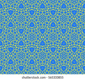 decorative floral seamless pattern background. Luxury texture for wallpaper, invitation. Vector illustration