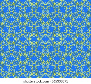 decorative floral seamless pattern background. Luxury texture for wallpaper, invitation. Vector illustration