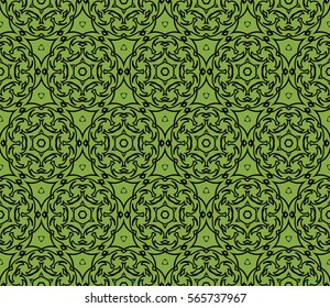 decorative floral seamless pattern background. Luxury texture for wallpaper, invitation. Vector illustration