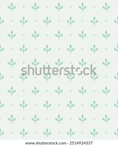 Decorative floral seamless pattern design. Vector illustration.