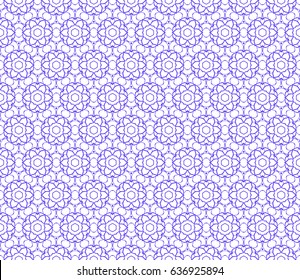 decorative floral seamless pattern. geometric ornament. vector illustration. for wrapping