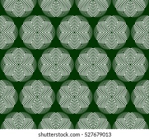 decorative floral seamless pattern. green, gold color. Stylish ornamental texture. vector illustration. for invitation, wallpaper, interior design