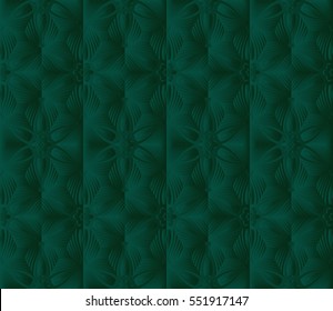 decorative floral seamless pattern. green color. vector illustration. for invitation, greeting card, wallpaper, interior design